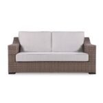 Manhattan 66.93'' Metal Outdoor Loveseat