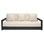 Melrose 76.55'' Metal Outdoor Sofa