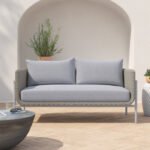 Morriston 58.7'' Outdoor Loveseat - Image 2