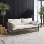 Murano 75.75'' Wicker Outdoor Sofa - Image 2