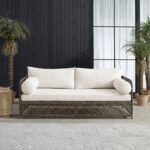 Murano 75.75'' Wicker Outdoor Sofa - Image 3