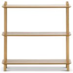 Natural Harper 3 Tier Wooden Bookshelf - Image 3