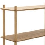 Natural Harper 5 Tier Wooden Bookshelf - Image 5