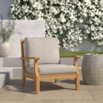 Nichols Teak Patio Chair with Sunbrella Cushions - Image 2