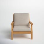 Nichols Teak Patio Chair with Sunbrella Cushions