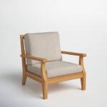 Nichols Teak Patio Chair with Sunbrella Cushions - Image 3