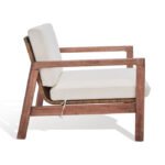 Nicholson Outdoor Armless Lounge Chair with Cushion - Image 3