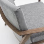 Nobl? Cappelletti Smooth Fabric Arm Chair - Image 9