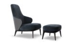 Minotti Leslie Bergere Velvet Armchair - Image 4
