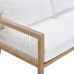 Parklawn 56" Wide Outdoor Loveseat with Cushions - Image 3