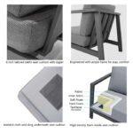 Pindall Patio Chair with Cushions - Image 2