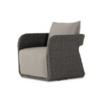 Poillucci Swivel Wicker Patio Chair with Cushions - Image 2