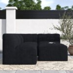 Praia 96" Sunbrella Outdoor Sofa with Ottoman - Image 2