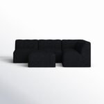 Praia 96" Sunbrella Outdoor Sofa with Ottoman