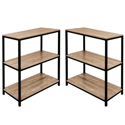 Randal3TierIndustrialBookshelves.jpg Randal 3 Tier Industrial Bookshelves (Set of 2) - Image 1