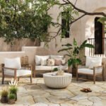 Rooney 56'' Wide Outdoor Loveseat with Cushions - Image 3