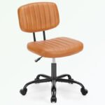 Stella Mid-Century Modern Office Chair in Walnut Wood - Image 3