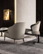 Leslie Smink Stylish Dark Theme Living Room - Image 3