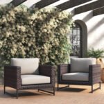 Savion Patio Chair with Cushions (Set of 2) - Image 2