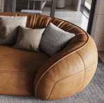 Stigr Lixra Arc Shaped Designer Leather Sofa - Image 2