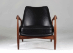 Kofod Larsen Italian Vintage Wood Armchair - Image 6