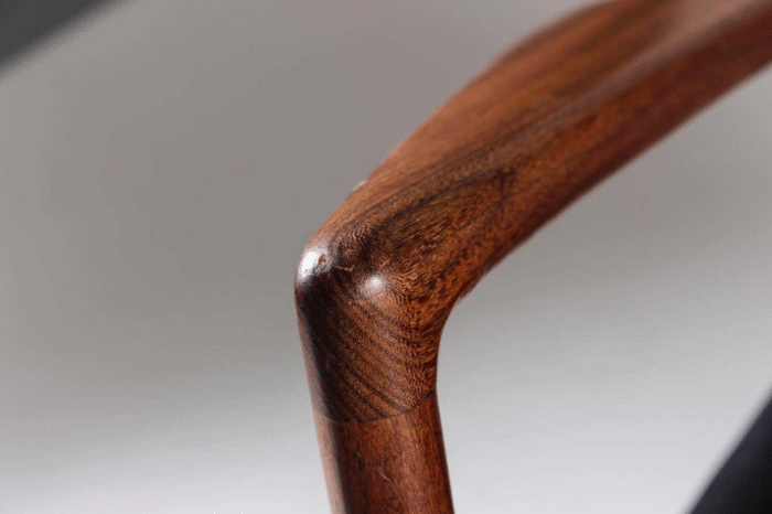 Kofod Larsen Italian Vintage Wood Armchair - Image 3