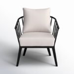 Serena Metal Outdoor Lounge Chair with Sunbrella Cushions