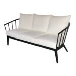 Serena Metal Outdoor Sofa with Sunbrella Cushions