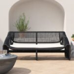 Shea 63'' Wicker Outdoor Loveseat - Image 2