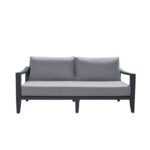Solstice 36.2'' Metal Outdoor Sofa with Sunbrella Cushions