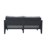 Solstice 36.2'' Metal Outdoor Sofa with Sunbrella Cushions - Image 3