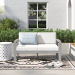 Swan 50.31'' Outdoor Loveseat - Image 2
