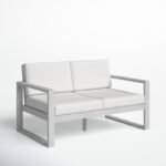 Swan 50.31'' Outdoor Loveseat - Image 3