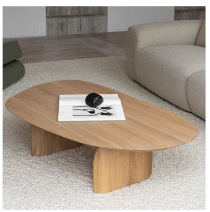 Monument Oval Wooden Coffee Table - Image 1