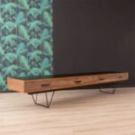 Vintage Dyson Solid Wood Lowboard TV Unit