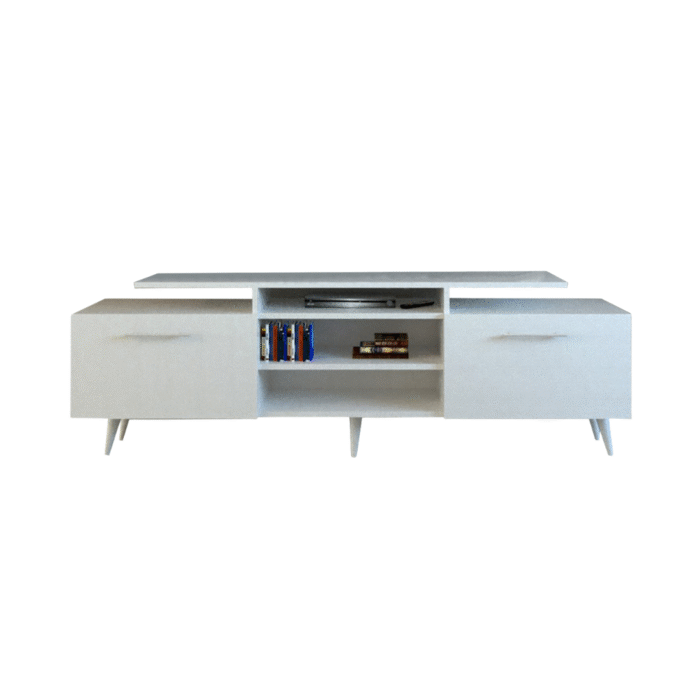 TV table with additional units made of high-quality MDF wood - HFS-121 - Image 5