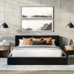 Ultra Bed Set: Bed Frame and Headboard | White - Image 4