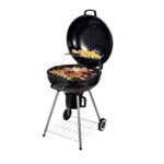 PortabRound Charcoal Grill with Warming Rack - Easy to transport and use - Image 2