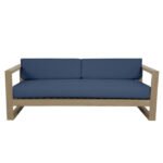 Vienna 90'' Teak Outdoor Sofa with Sunbrella Cushions