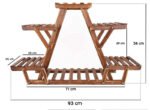 Wooden stand view holder for garden flowers - Image 5