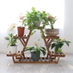 Wooden stand view holder for garden flowers - Image 3