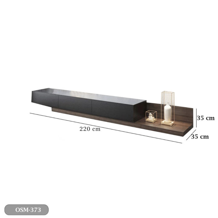 Coffee table set with TV table - high quality MDF wood - OSM-373 - Image 4
