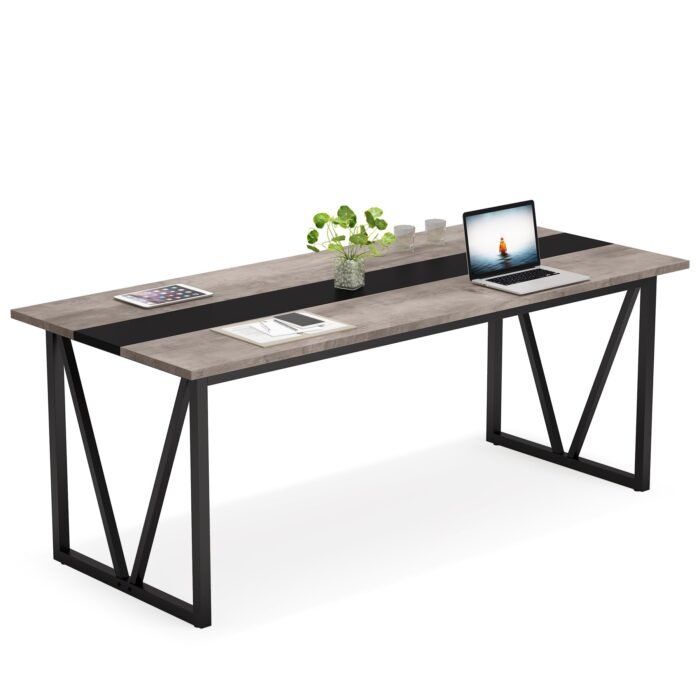 Conference Table, 6FT Meeting Room Table Executive Desk - Image 9