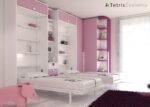 Vertical folding beds and wardrobes in pink tones - Image 3