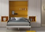 Vertical folding bed with sofa and side cabinets. - Image 2