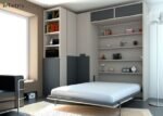 Bedroom with folding double bed - Image 2