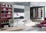 Living room with bookcase with drawer base and doors. (Wall 2) - Image 4