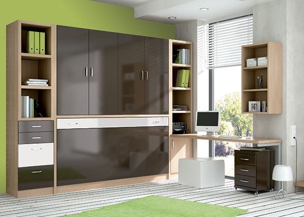 g-portada_comp_1958-1.jpg Youth with horizontal folding bed with wardrobe - Image 1