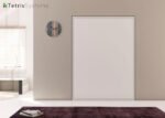 Vertical folding double bed in plasterboard. - Image 2