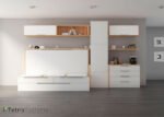 Vertical folding table with stool 90 x 190